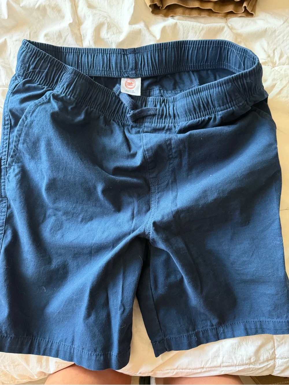 Boys Shorts Set - Navy & Khaki